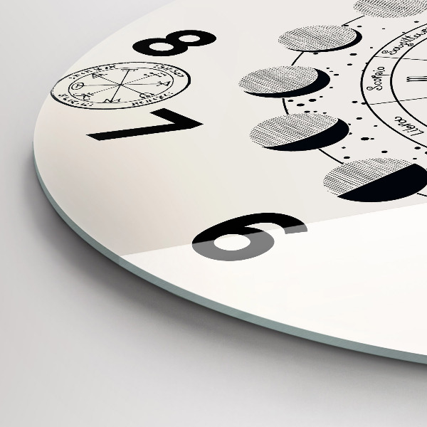 Horloge ronde Phases de la lune