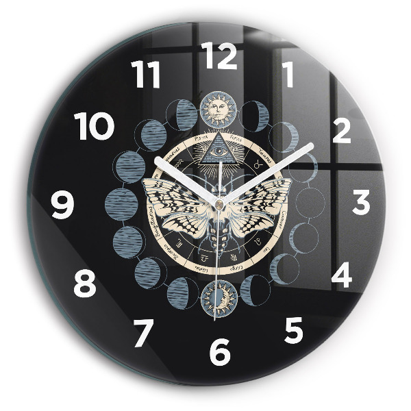 Horloge ronde Phases de la lune