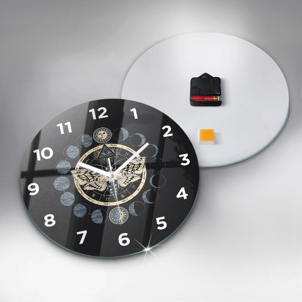 Horloge ronde Phases de la lune