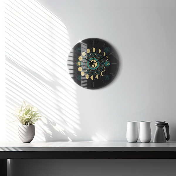 Horloge ronde Phases de la lune