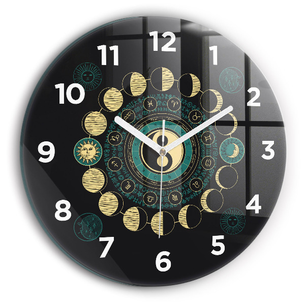 Horloge ronde Phases de la lune