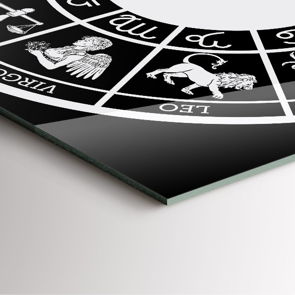 Horloge murale carrée élégant Du zodiaque