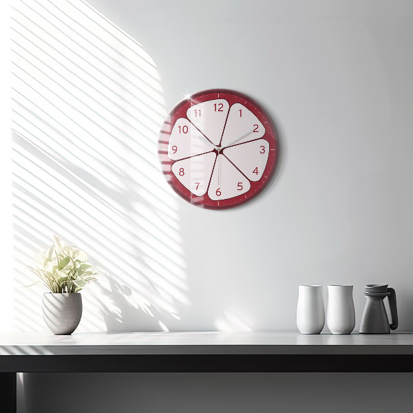 Horloge ronde murale Fruits coupés