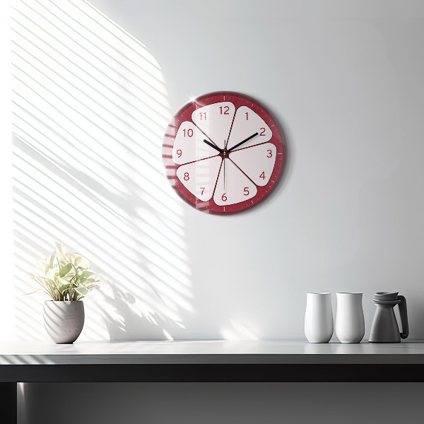 Horloge ronde murale Fruits coupés