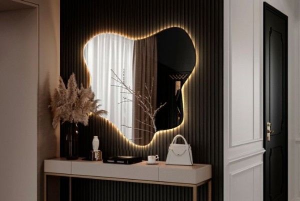 Miroirs dans le couloir - comment combiner fonction et design ?